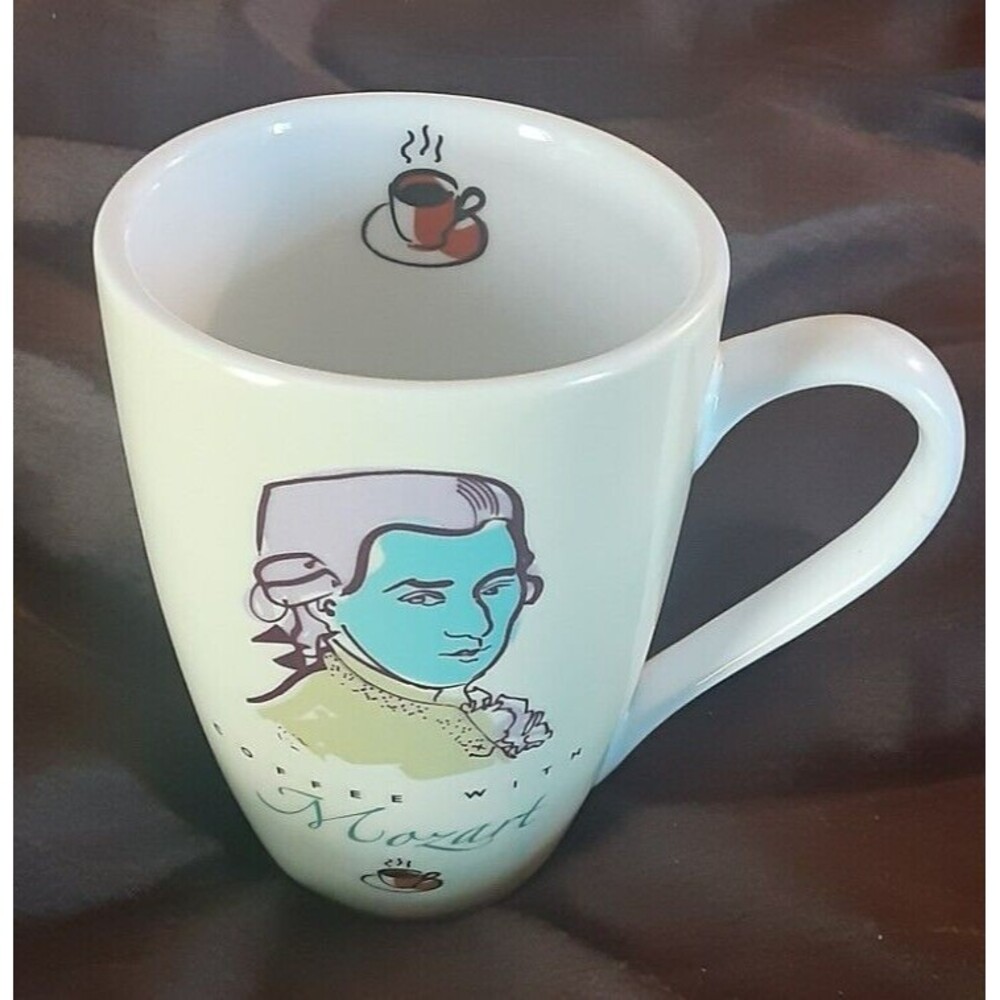 Coffee With Mozart Mug Made Exclusively For Barns And Noble Booksellers
